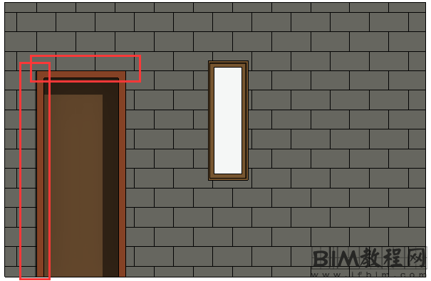 Revit中模型填充图案线与门窗构建对齐及标注的方法