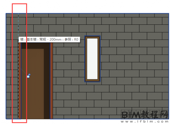 Revit中模型填充图案线与门窗构建对齐及标注的方法