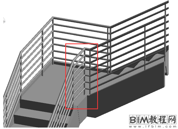 Revit中扶手栏杆在转角处的连接问题