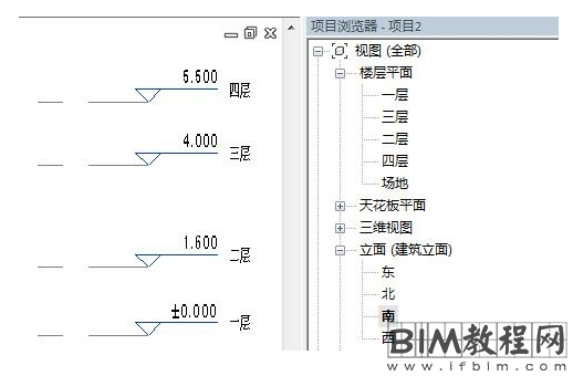 在Revit中使楼层平面视图按顺序显示的方法