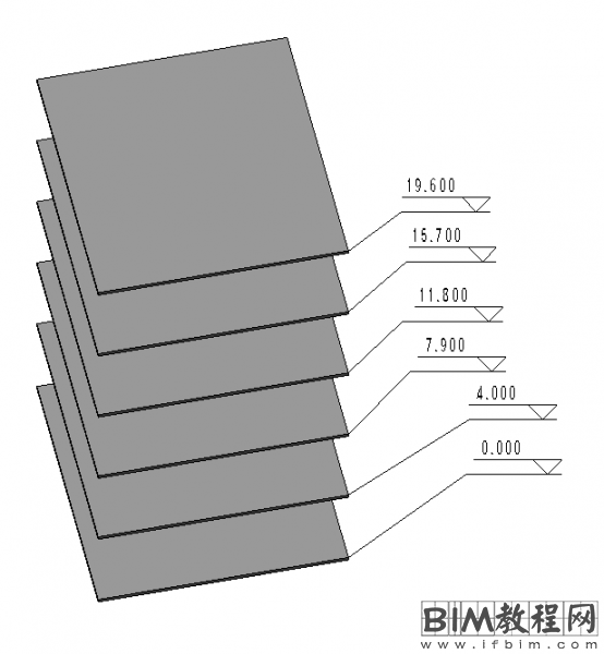 解决Revit三维视图中高程点倾斜的问题