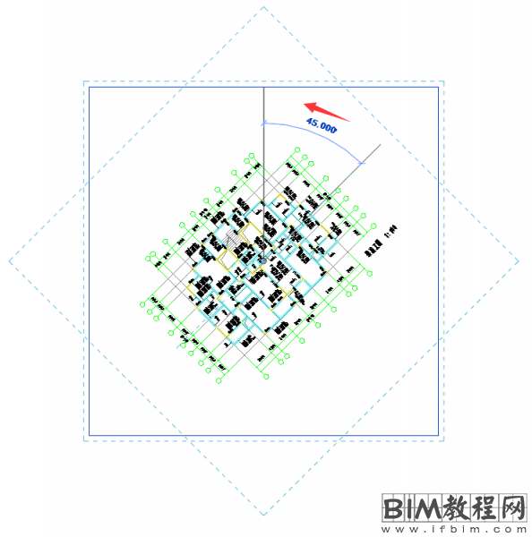 解决导入Revit的CAD图纸有角度的问题