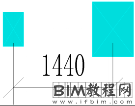 在剖面测量两个管道、桥架的边的距离