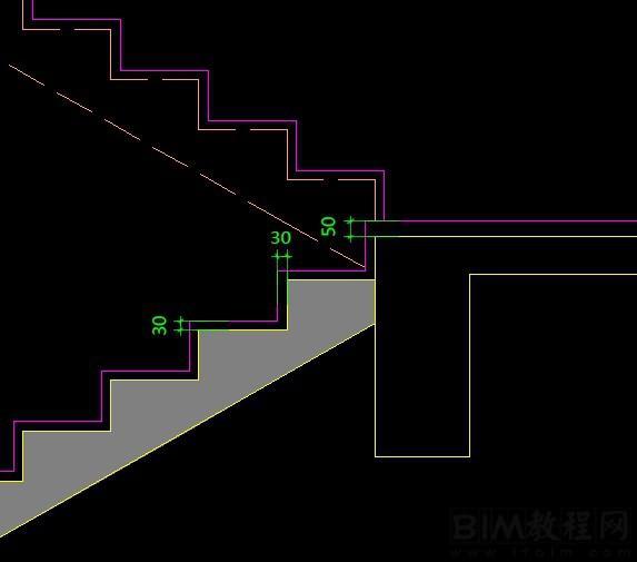 Revit如何创建梯段与平台面层厚度不同的楼梯