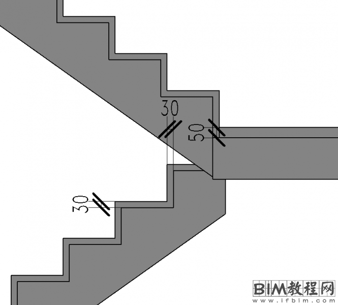 Revit如何创建梯段与平台面层厚度不同的楼梯