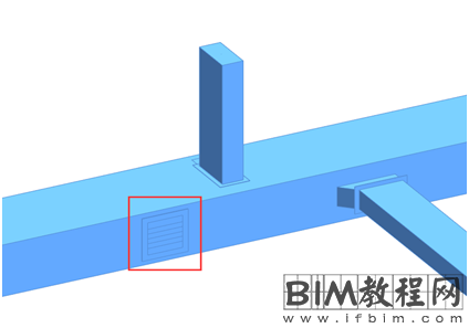 在Revit中如何直接在风管上开洞焊接支管与风口