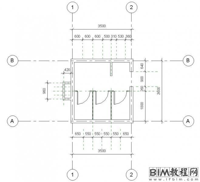 Revit中如何制作一个卫生间模型文件