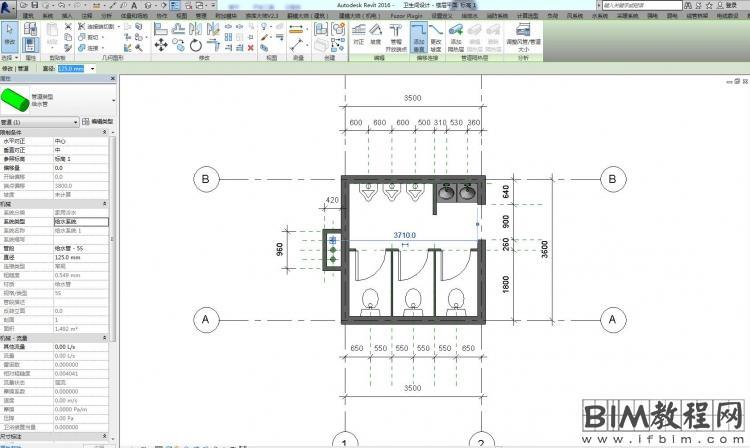 Revit中如何制作一个卫生间模型文件