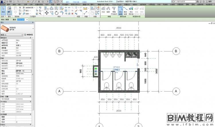 Revit中如何制作一个卫生间模型文件