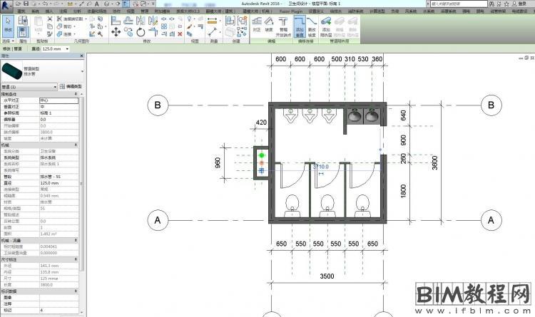 Revit中如何制作一个卫生间模型文件