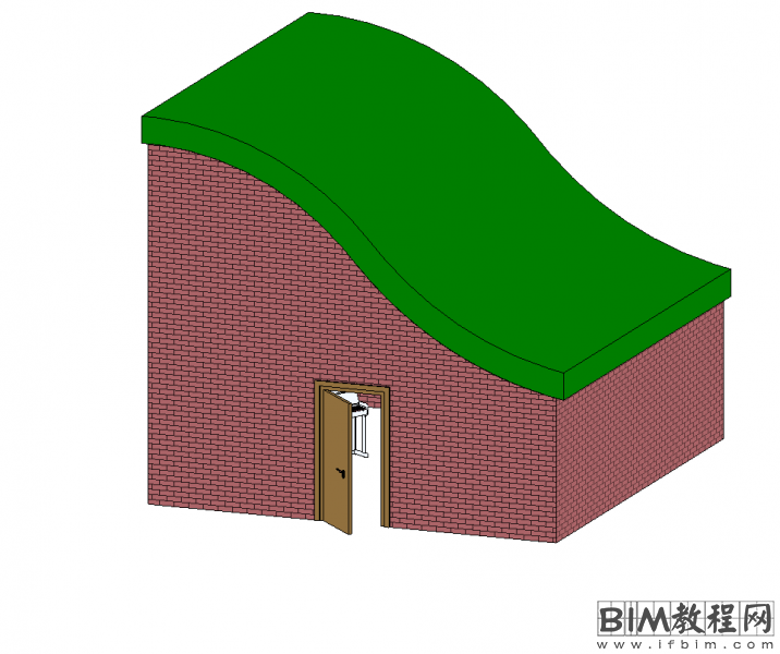 Revit中如何创建带开启角度的门
