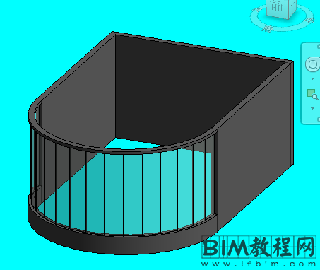 在Revit中如何创建弧形的嵌套幕墙