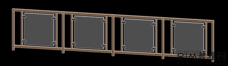 Revit中如何利用幕墙来制作带玻璃的栏杆扶手