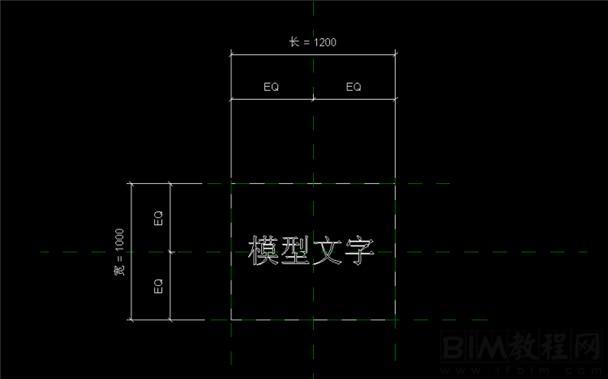 如何在Revit族中控制模型文字