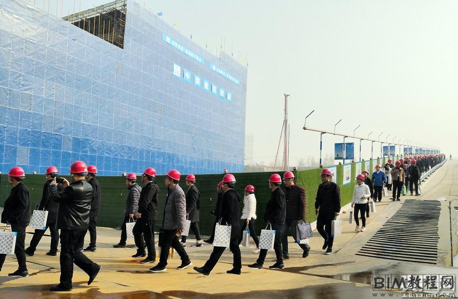 中建四局陕西沣东新城医院迎来2000人观摩BIM项目成果