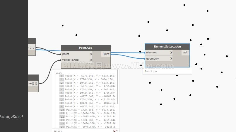 Revit利用dynamo制作模型爆炸图