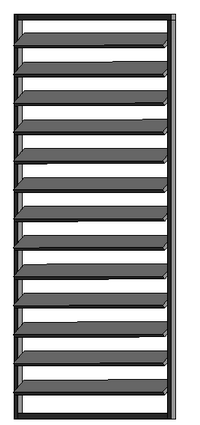 可以在Revit中通过幕墙创建百叶窗吗？